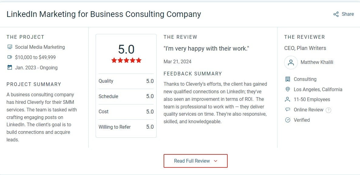 Cleverly review 2