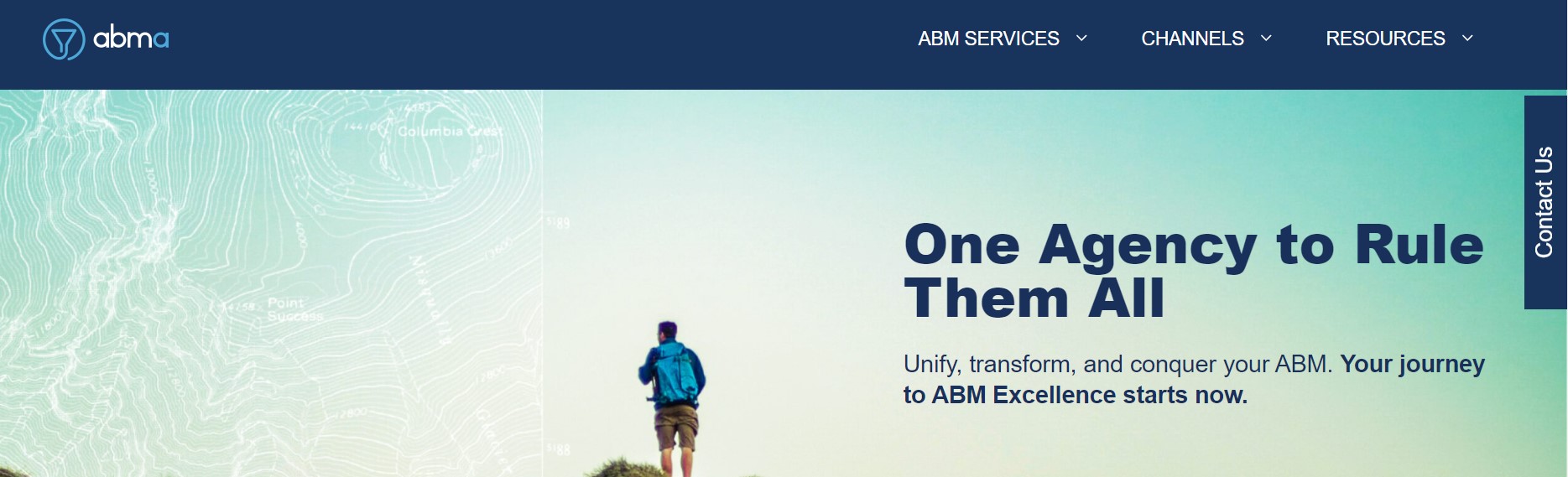 The ABM agency homepage